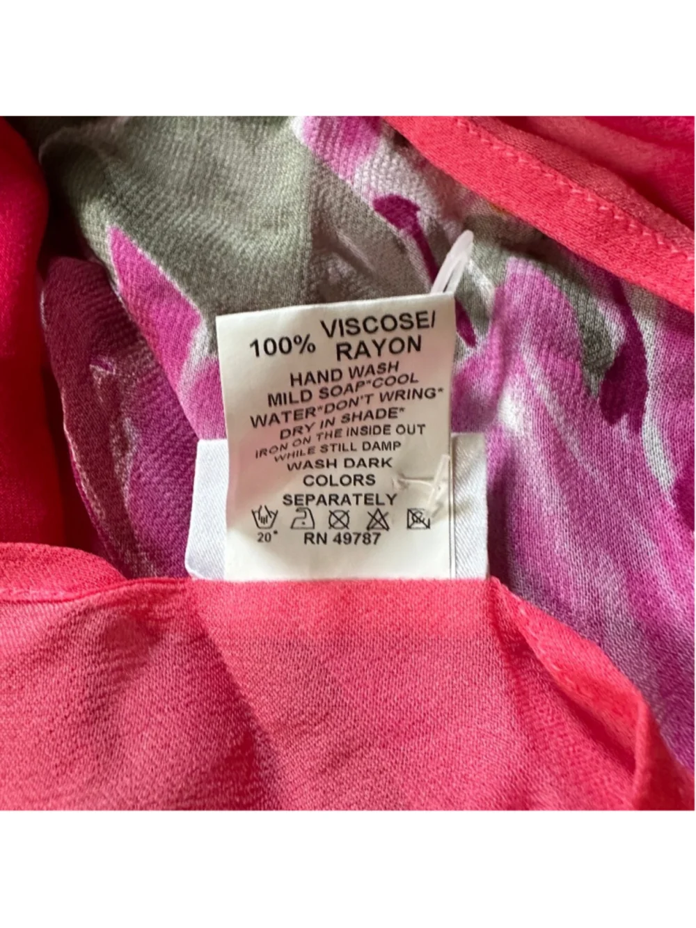 Women's Gottex Scarf OS Pink Floral Summer